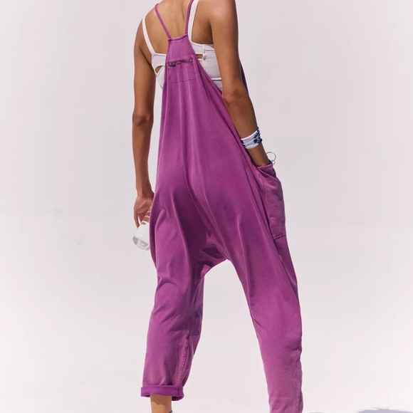FP Movement by Free People Magenta Jumpsuit Medium - Picture 2 of 5